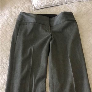 Express, gray, wide-leg dress pants